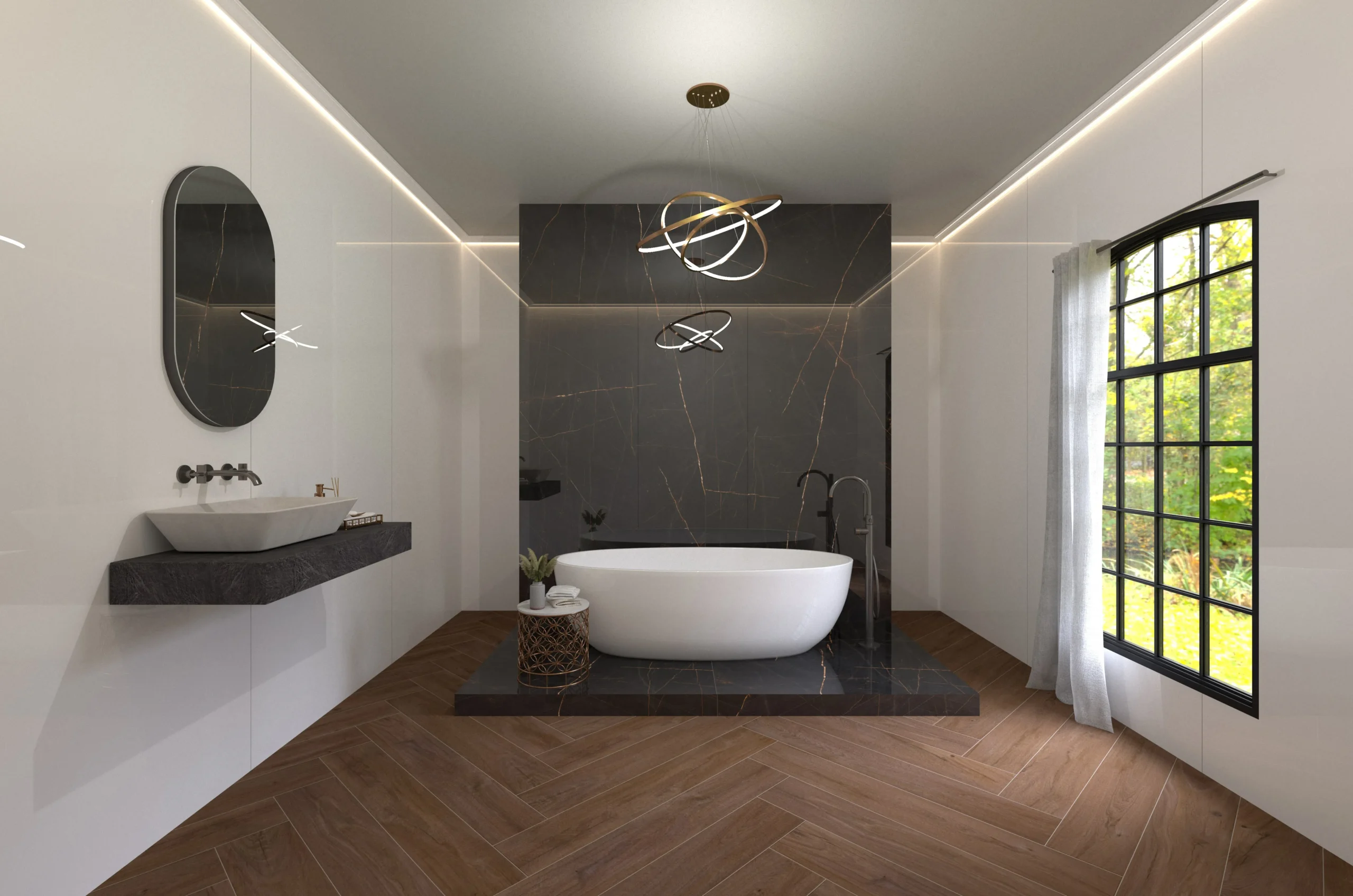 DB Tiles bathroom room set