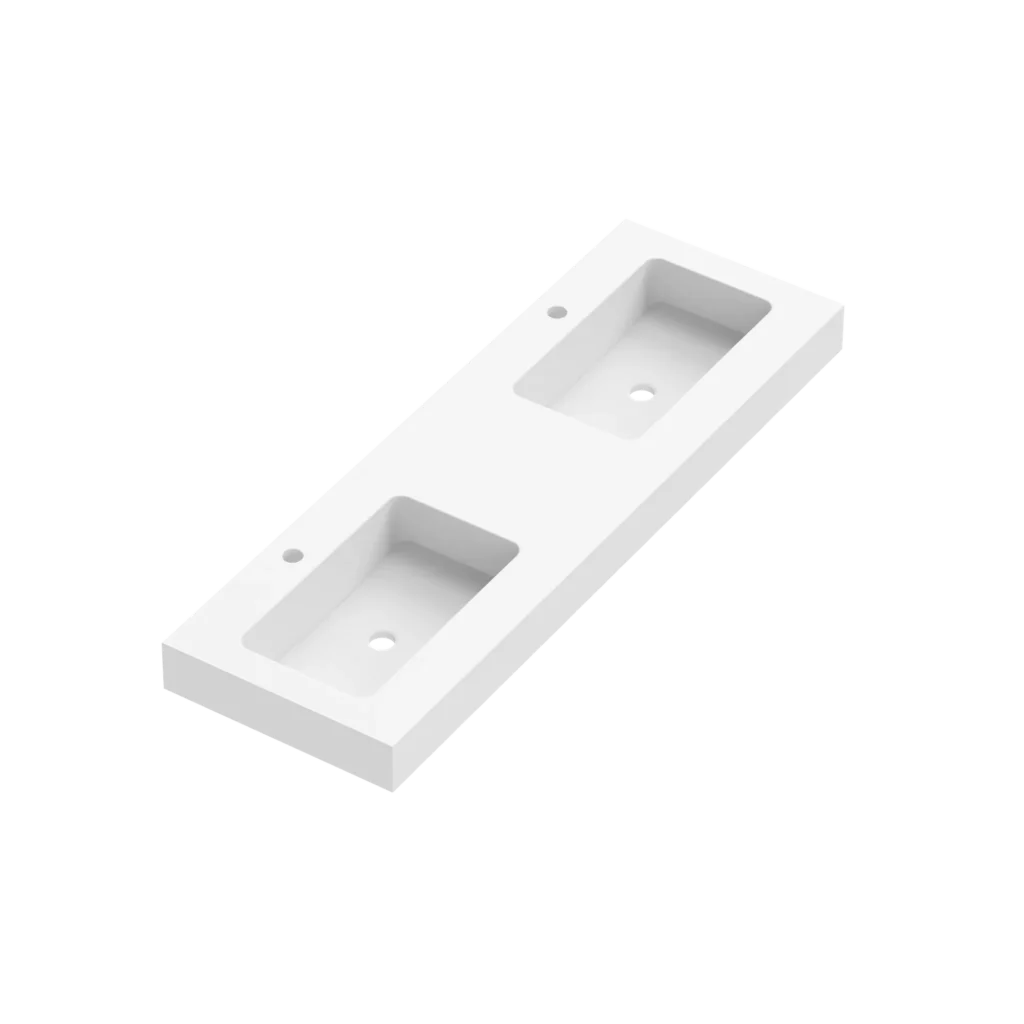Ambar Depth 46 Plinthed 2 Sink 140cm