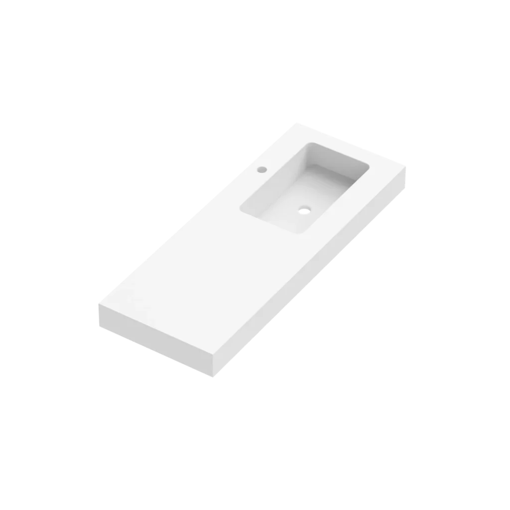 Ambar Depth 46 Plinthed 1 Sink Right 120cm