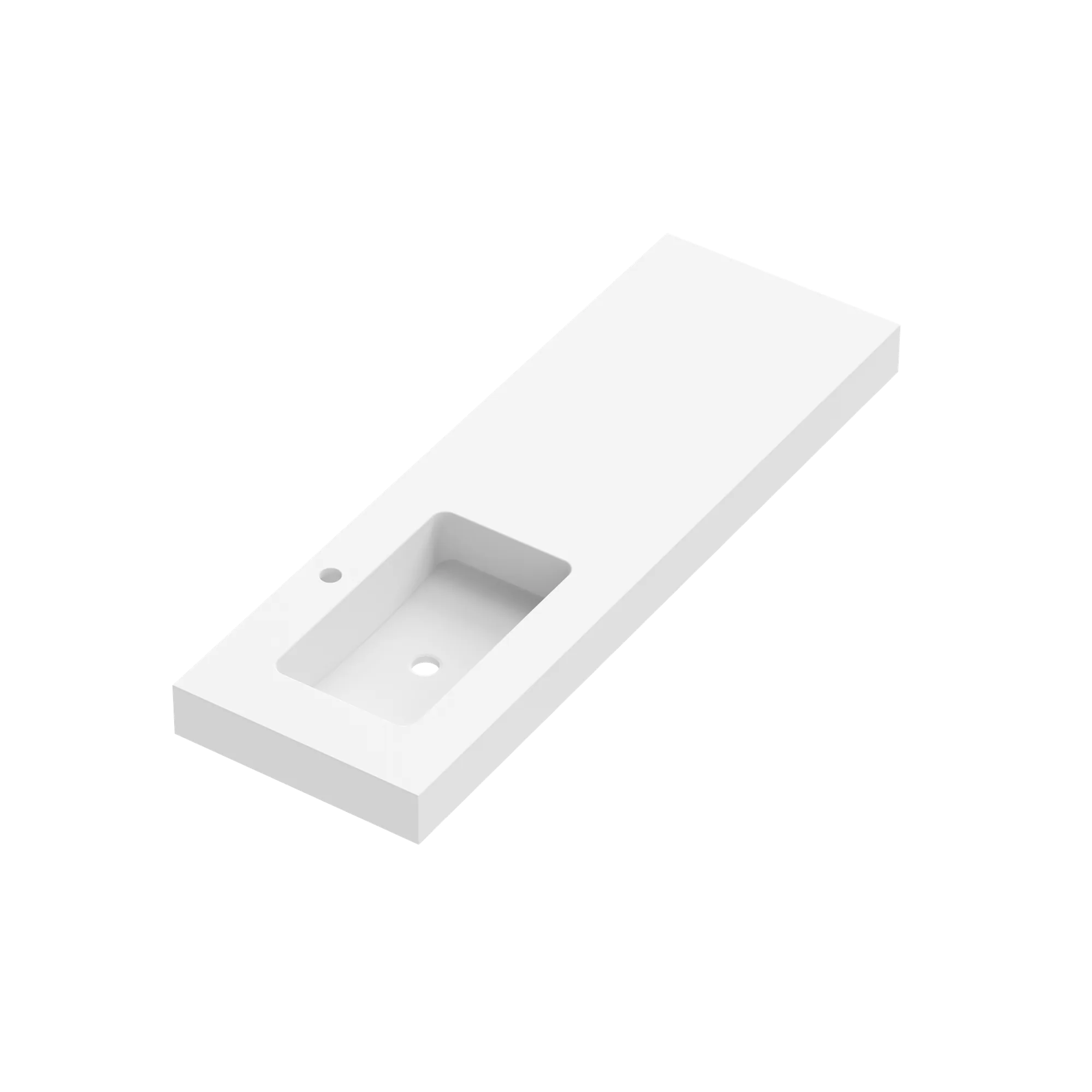 Ambar Depth 46 Plinthed 1 Sink Left 140cm
