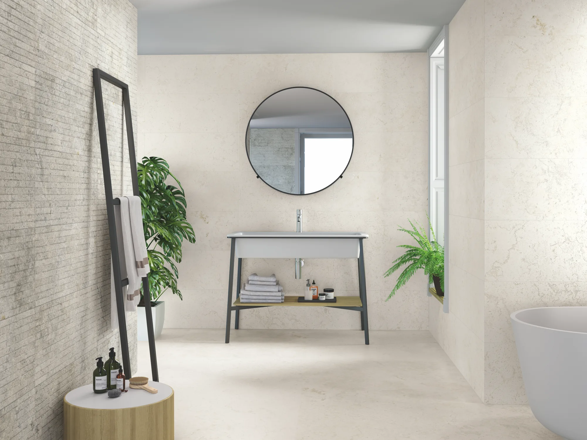 Baltimore 1816 Concrete-Effect Porcelain Tile 1000x1000mm - Image 3