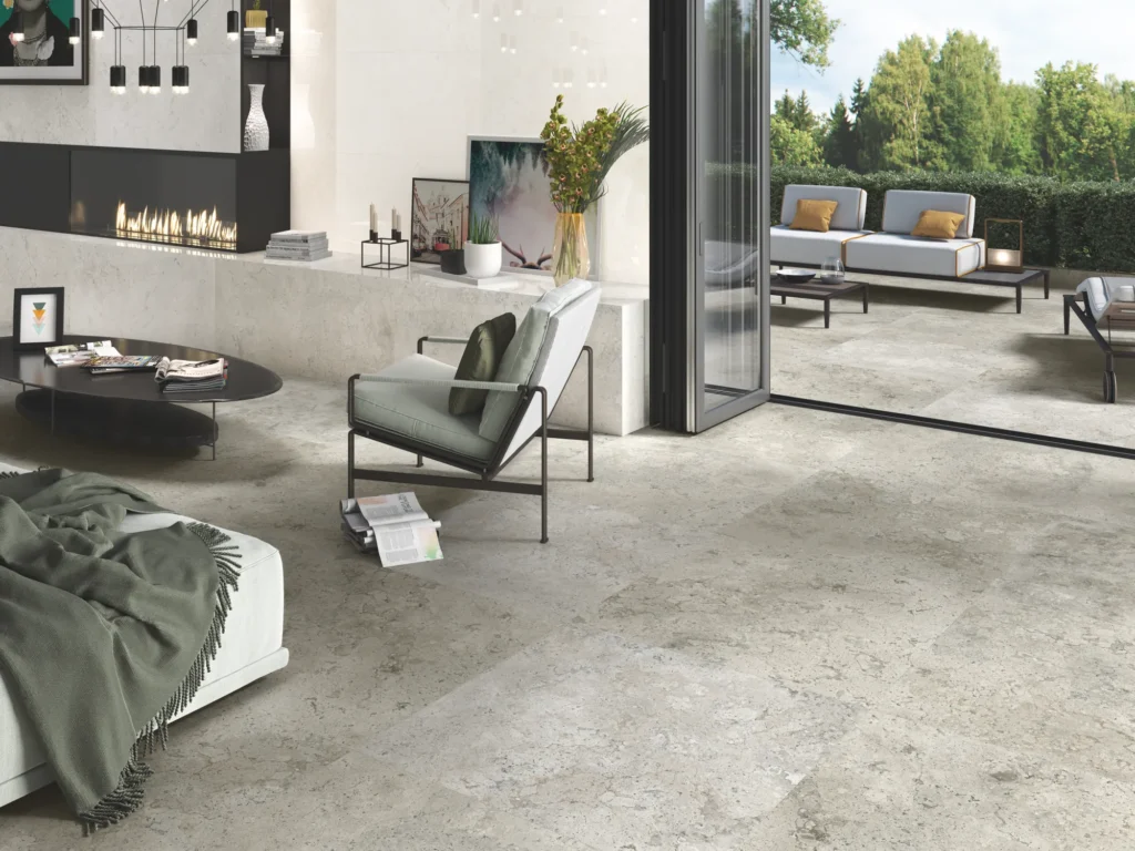 Baltimore 1827 Concrete-Effect Porcelain Tile 1000x1000mm