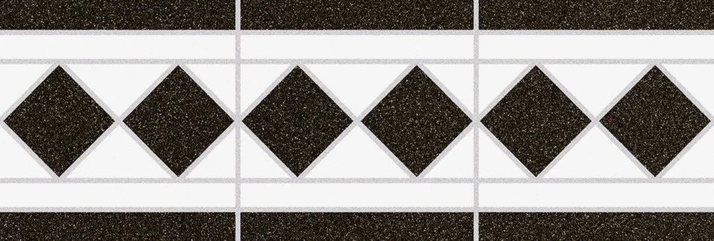 C.HV-12 Hydraulic Pattern Ceramic Border Tile 330x110mm