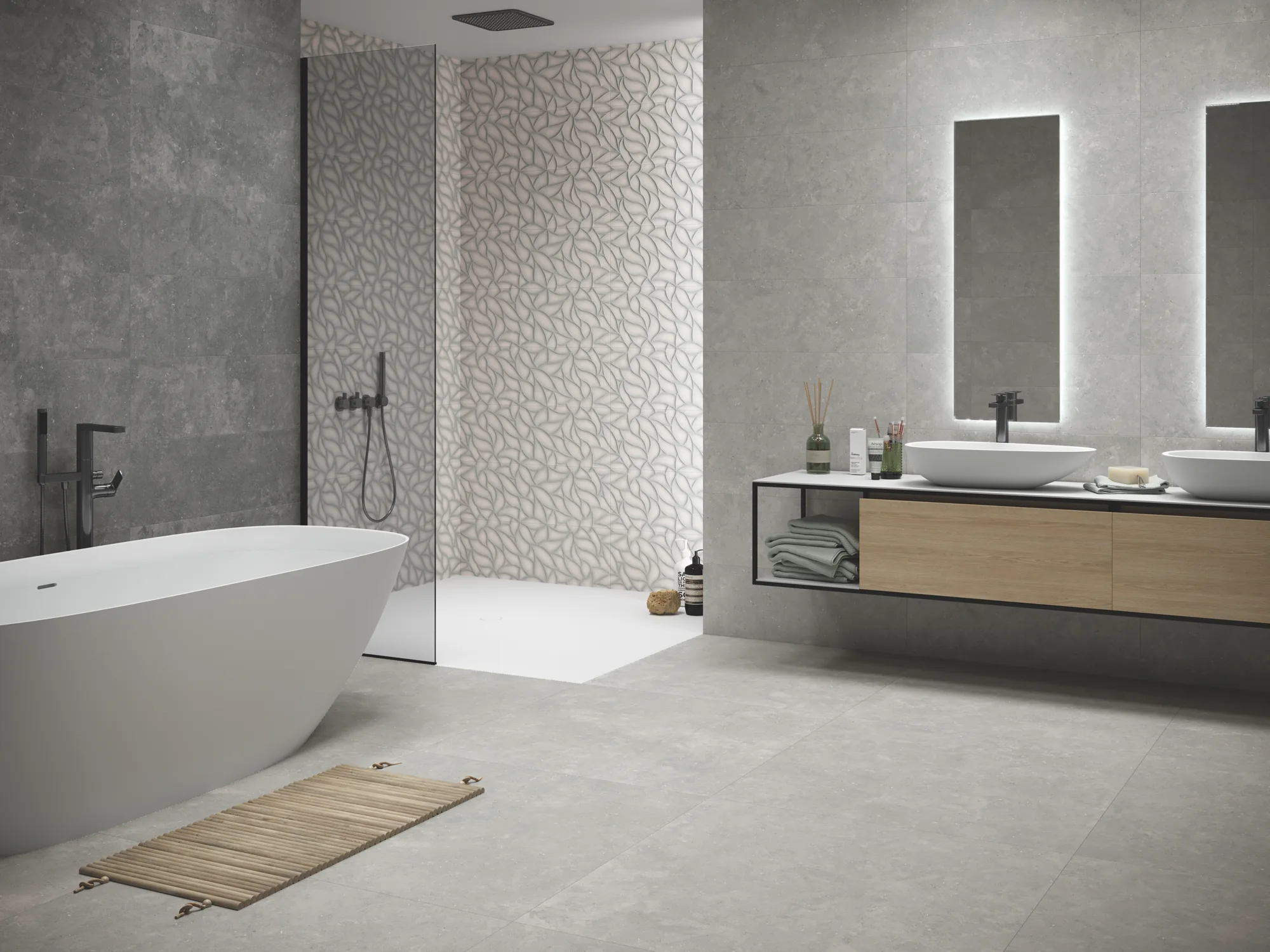 Elba 1859 Stone-Effect Porcelain Tile 1000x1000mm - Image 6