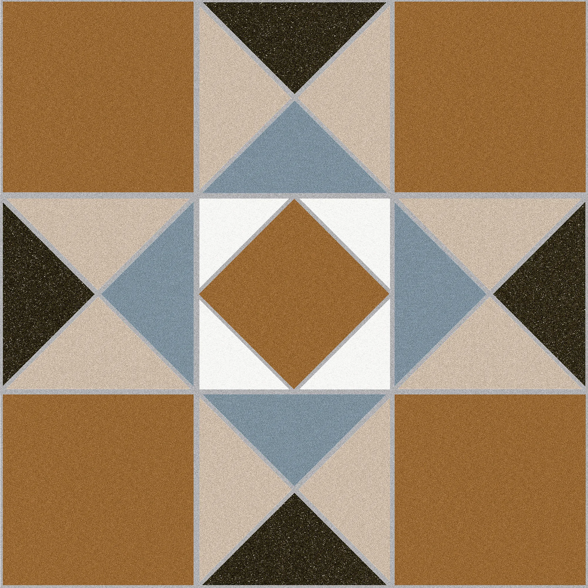 HV3 Hydraulic Patterned Porcelain Floor Tile 330x330mm