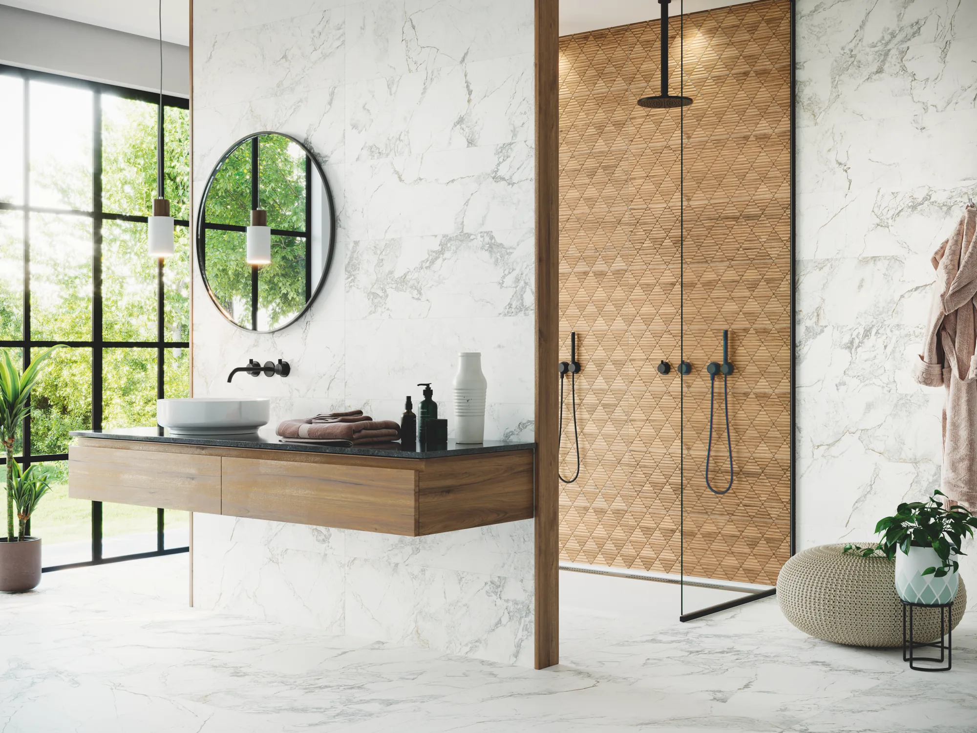Iguazu 1865 Stone-Effect Porcelain Tile 1000x1000mm - Image 3