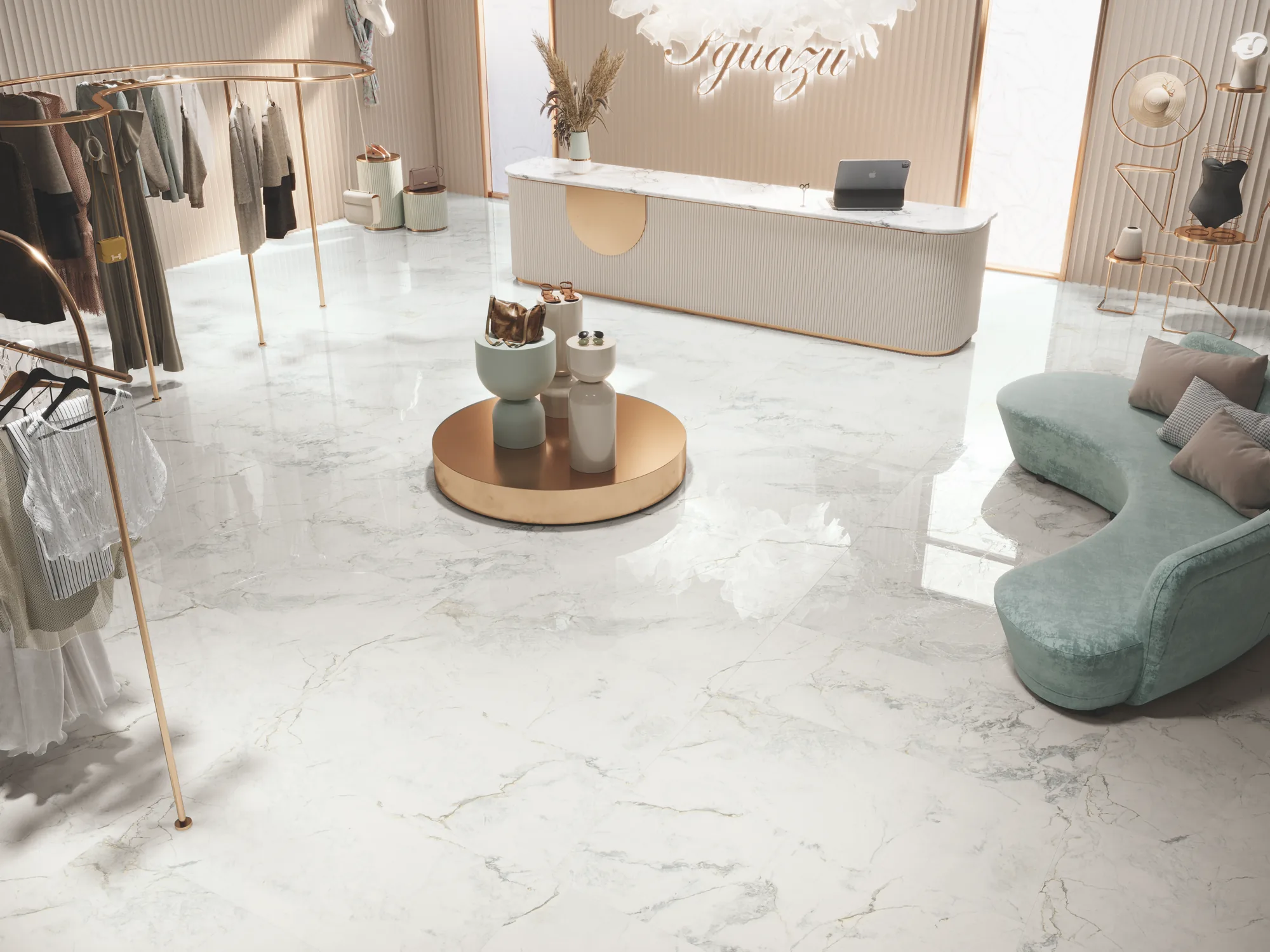Iguazu 1865 Stone-Effect Porcelain Tile 1000x1000mm - Image 2