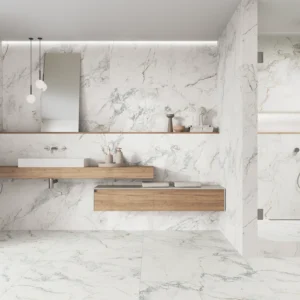 Iguazu 3302 White Stone-Effect Porcelain Tile 1475x640mm