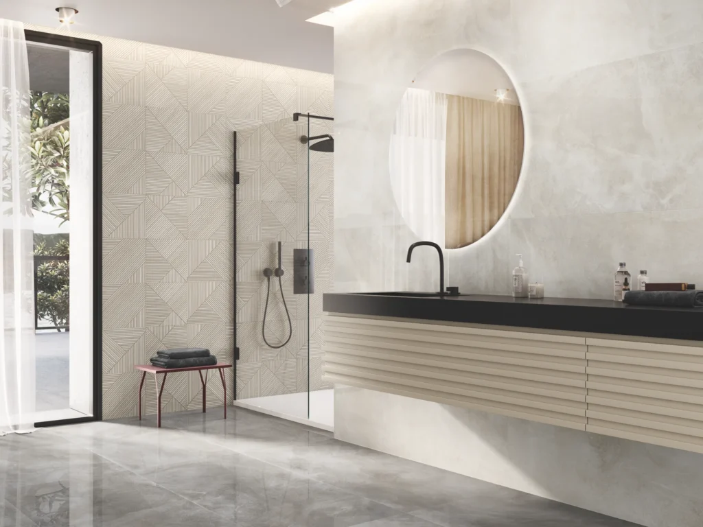 Nilo 1846 Marble-Effect Polished Porcelain Tile 980x980mm
