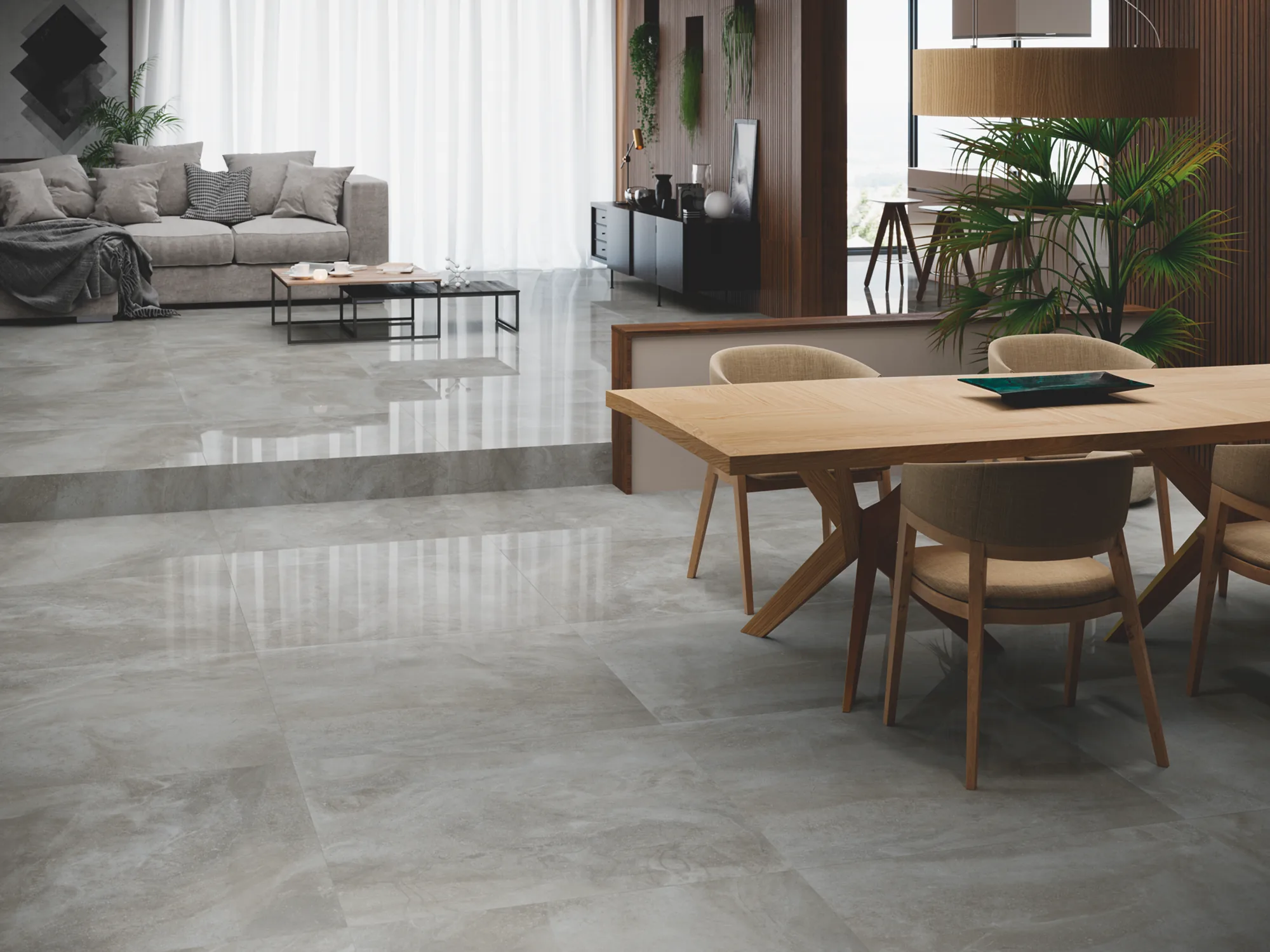 Nilo 1846 Marble-Effect Polished Porcelain Tile 980x980mm - Image 8