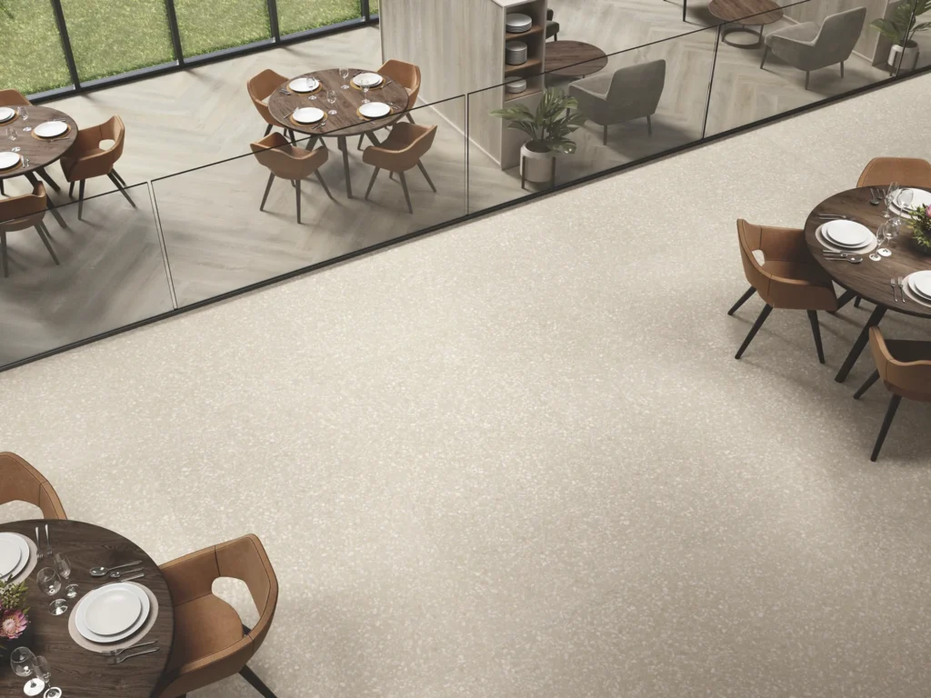 Obi 1855 Concrete-Effect Porcelain Tile 1000x1000mm — available at DB Tiles Northern Ireland