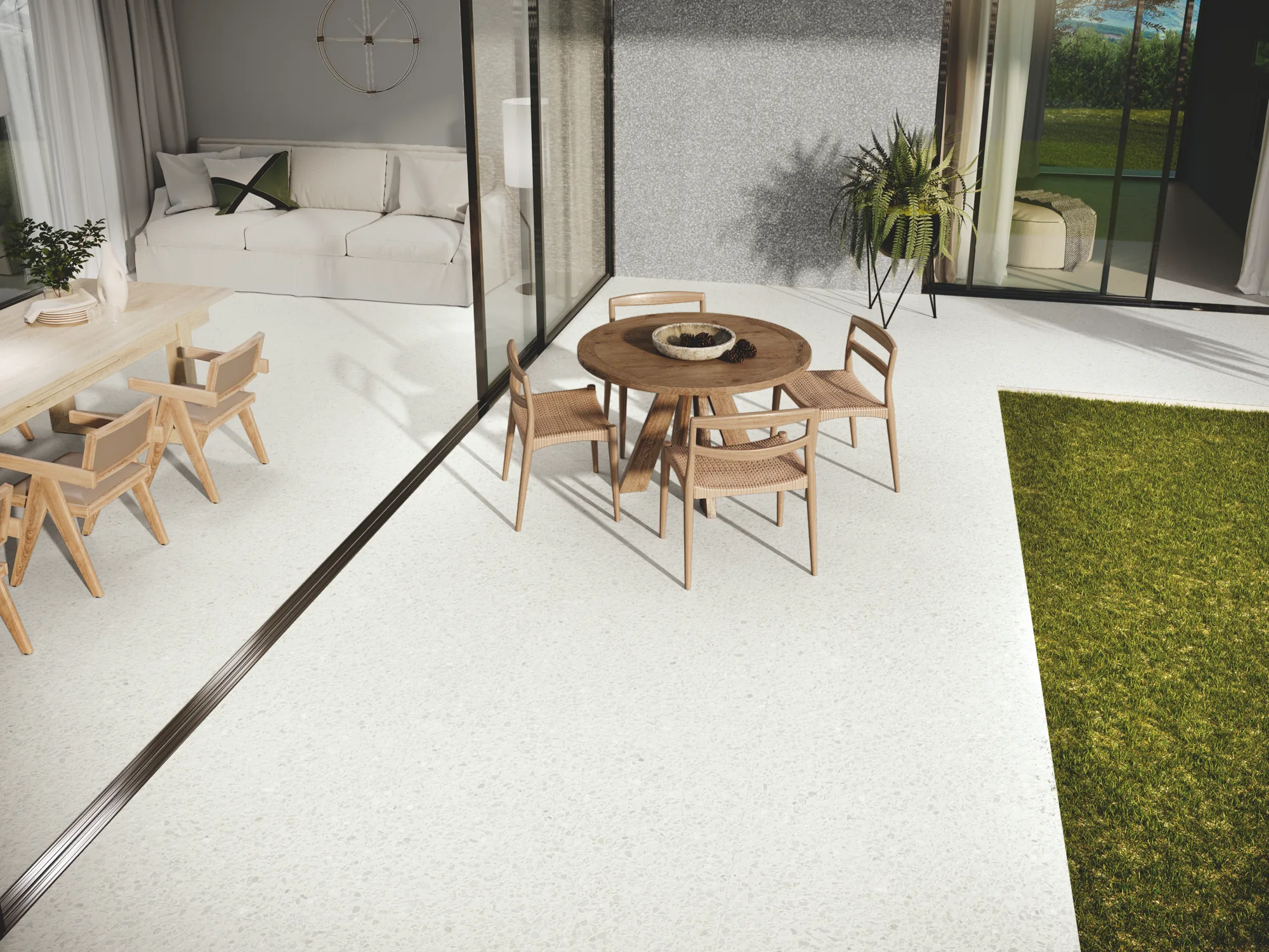 Obi 1855 Concrete-Effect Porcelain Tile 1000x1000mm - Image 3