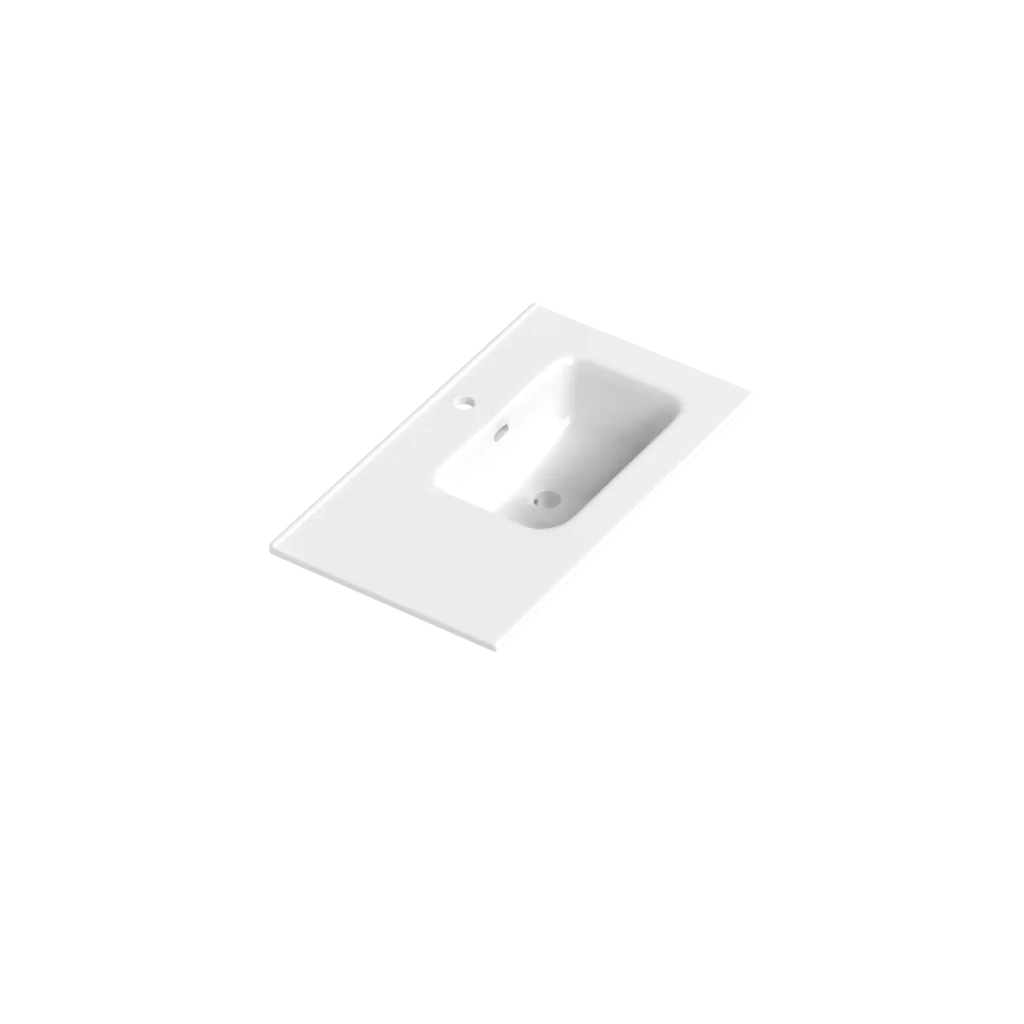 Onix New Ceramic Offset Sink Right 80cm