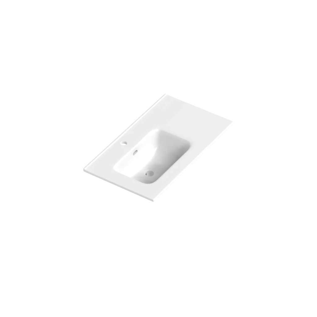 Onix New Ceramic Offset Sink Left 80cm