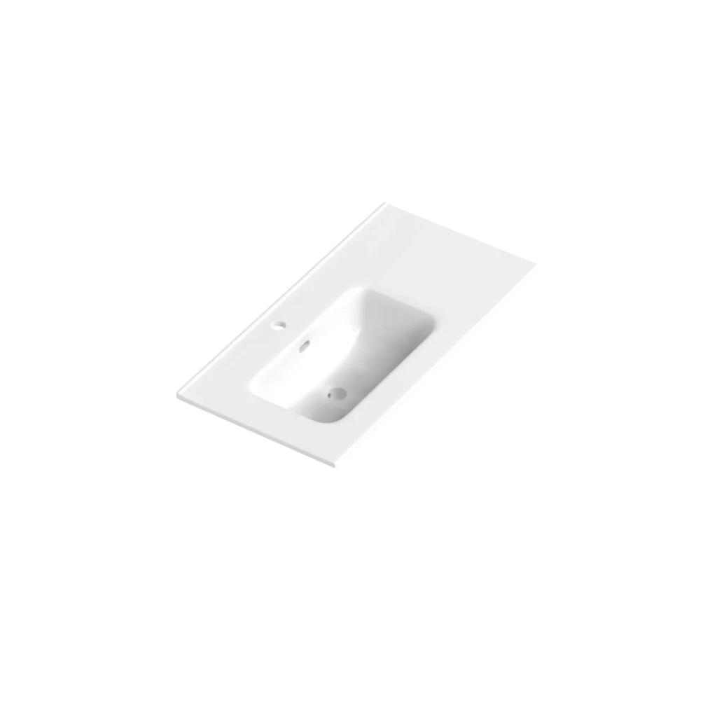 Onix New Ceramic Offset Sink Left 90cm
