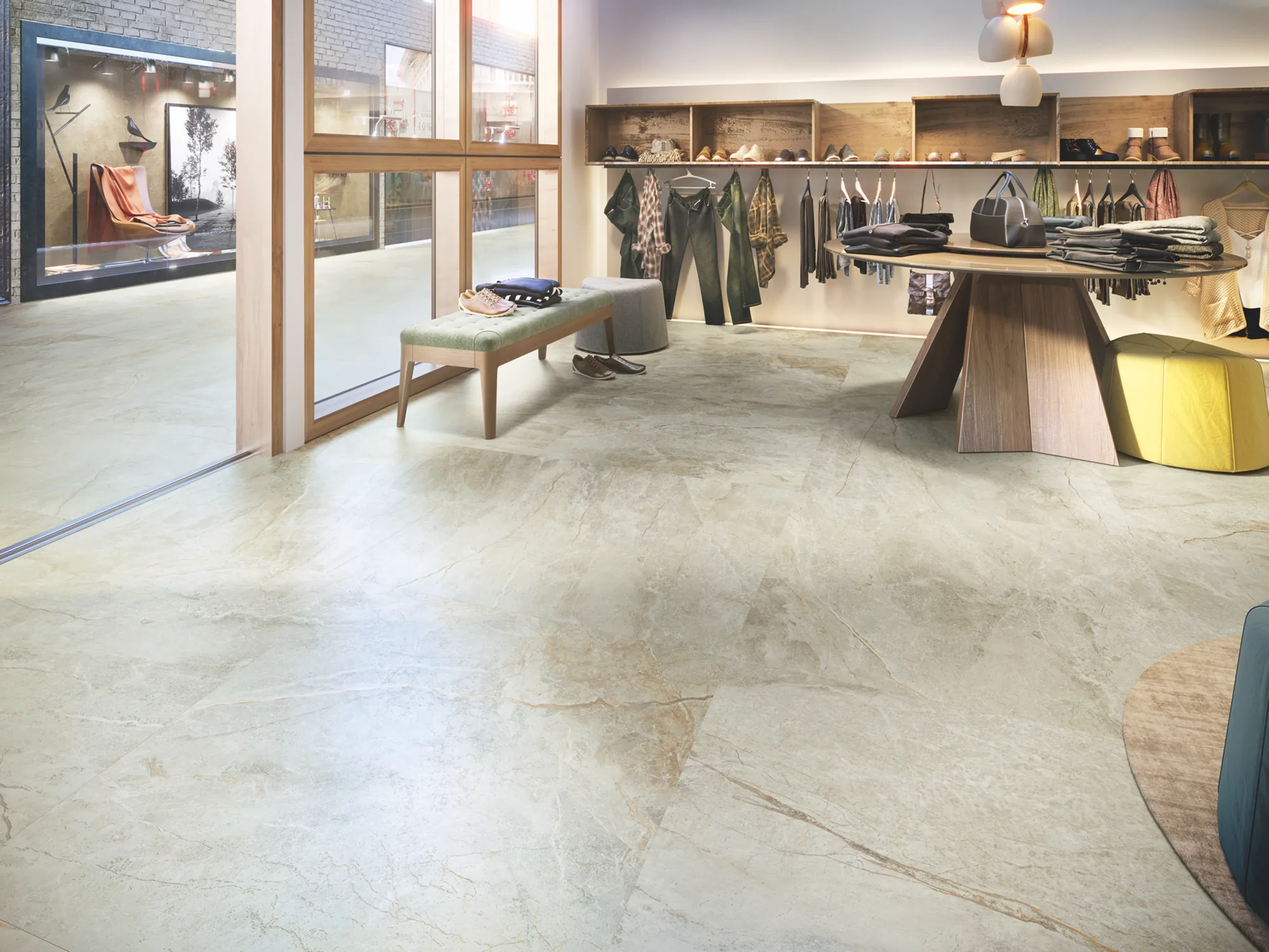 Tamesis 1850 Stone-Effect Porcelain Tile 1000x1000mm - Image 3