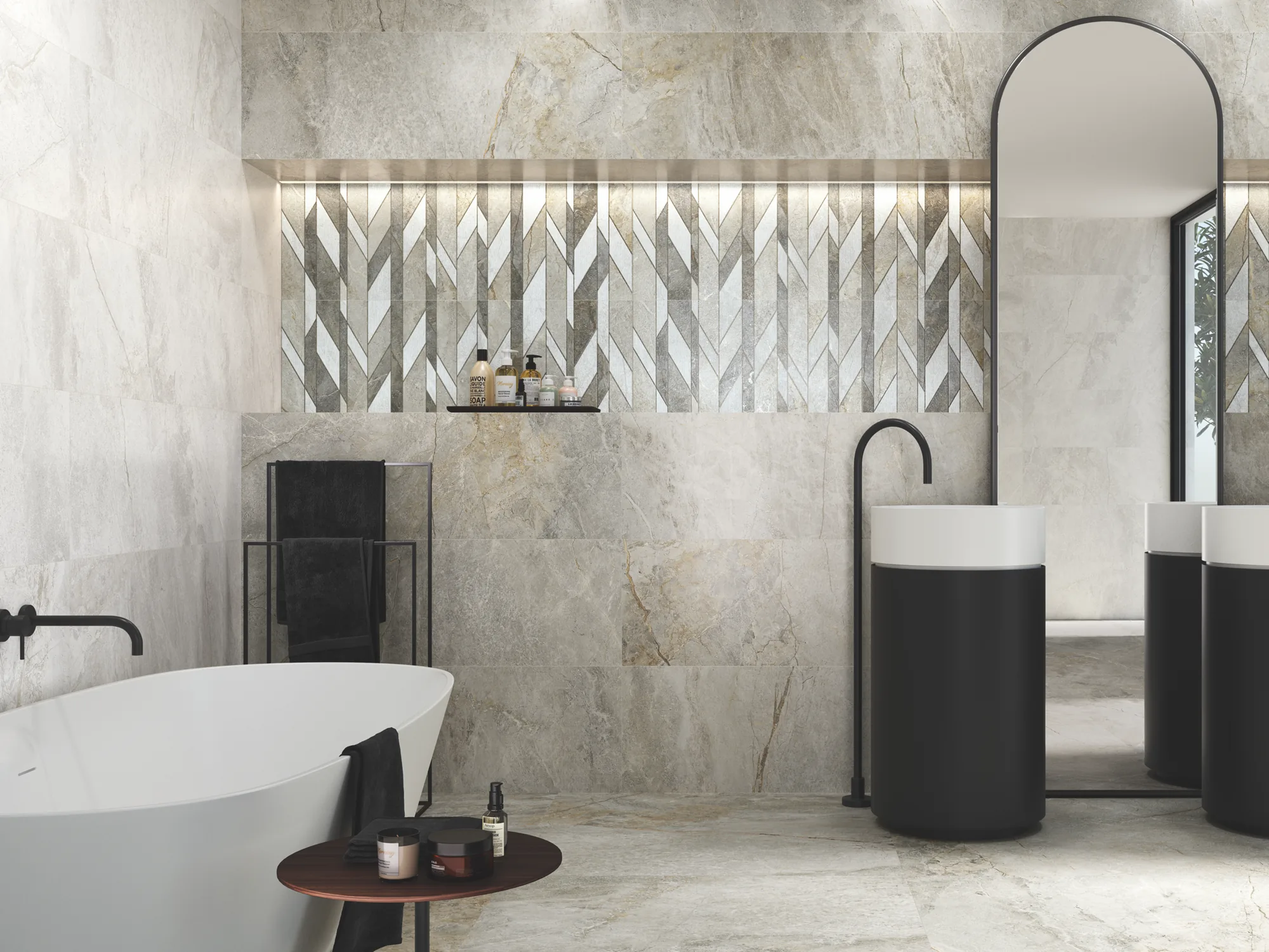 Tamesis 1850 Stone-Effect Porcelain Tile 1000x1000mm - Image 7
