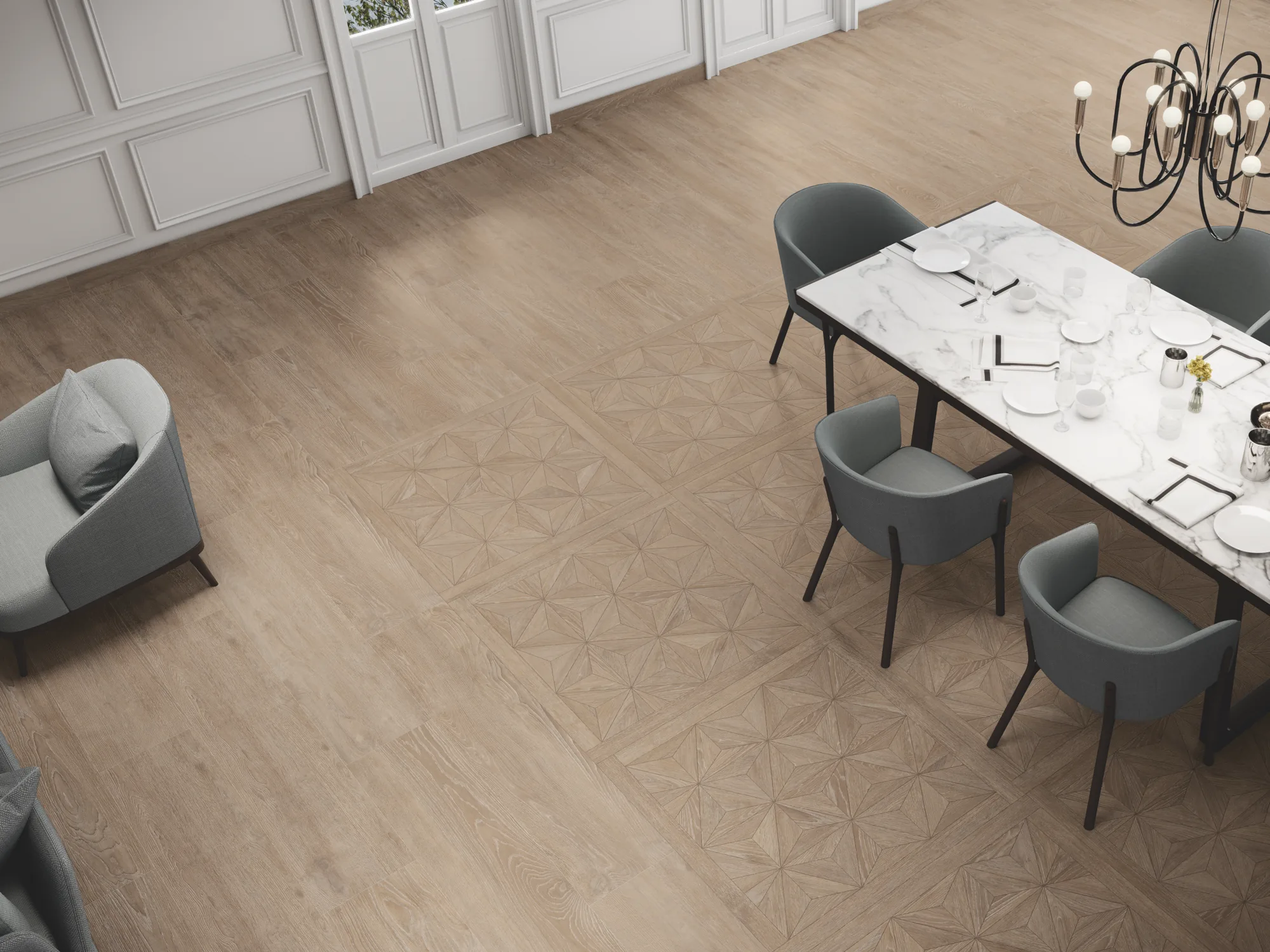 Vancouver 1873 Wood-Effect Porcelain Tile 1000x1000mm